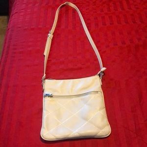 Cream colored purse